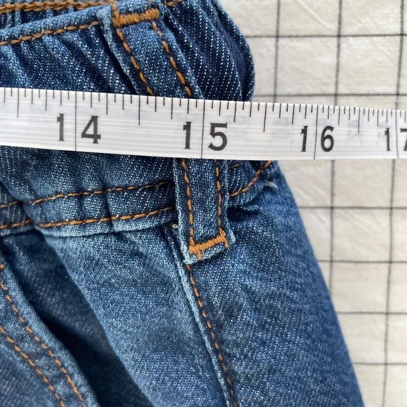 NWOT ~ Anthropologie Pilcro Drawstring Wide-Leg Jeans ~ MEDIUM - Picture 6 of 10